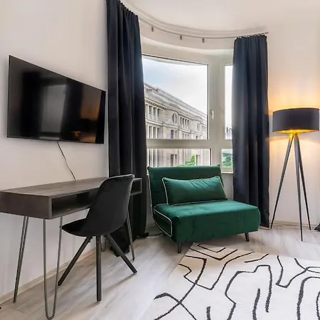 Elegantes Design-Elberfeld-Zentral-Bahnhof-Terrasse W5 Apartment