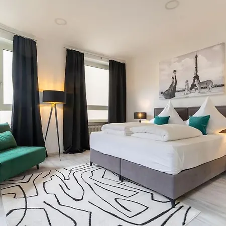 Apartment Elegantes Design-Elberfeld-Zentral-Bahnhof-Terrasse W5