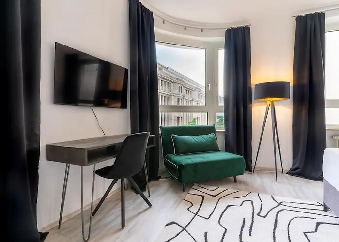 Elegantes Design-Elberfeld-Zentral-Bahnhof-Terrasse W5 Apartment